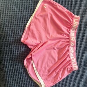 Under Armour Women's Vibrant Pink Athletic Shorts